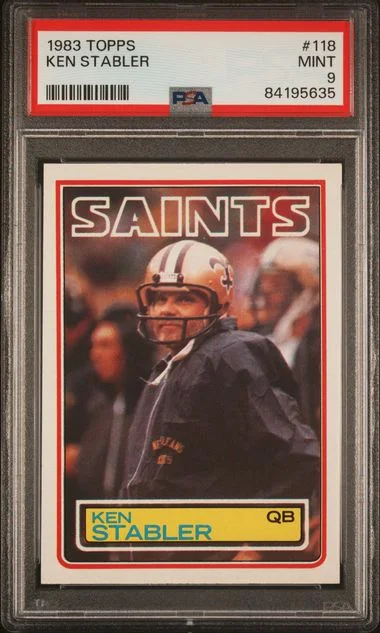1983 Topps Ken Stabler #118 card image