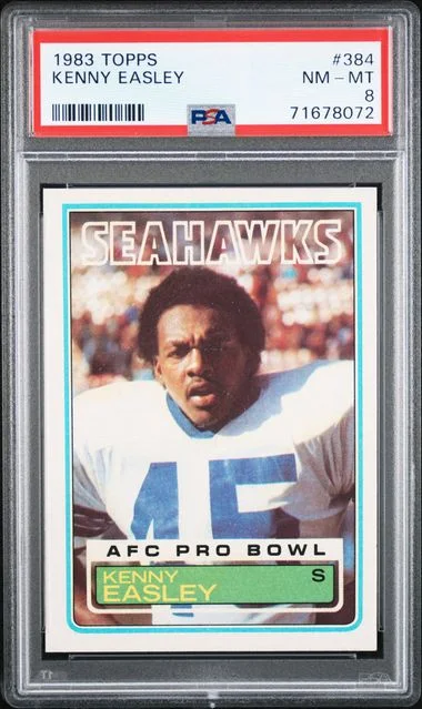 1983 Topps Kenny Easley #384 card image