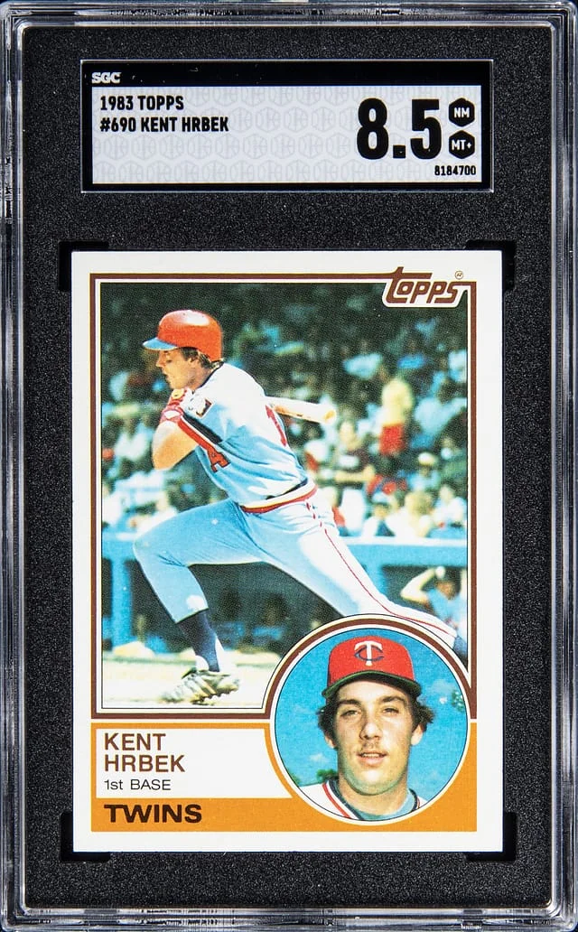 1983 Topps Kent Hrbek #490 card image