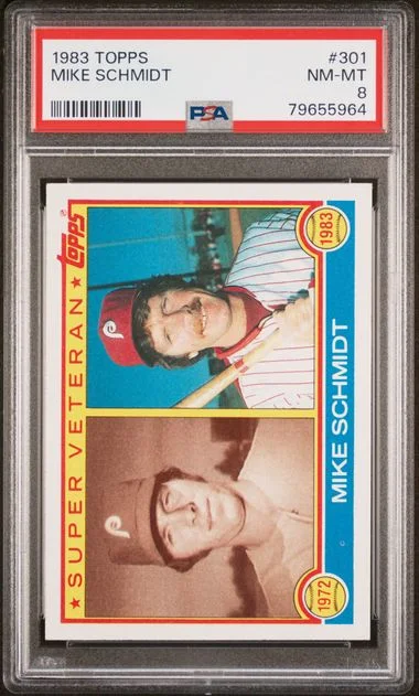 1983 Topps Mike Schmidt #301 card image