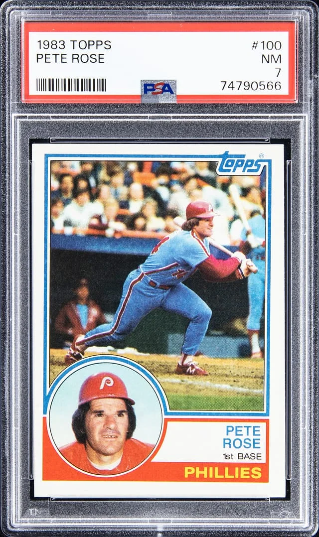 1983 Topps Pete Rose #100 card image