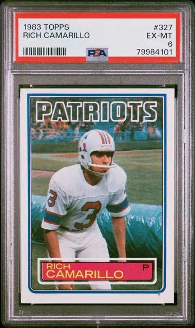 1983 Topps Rich Camarillo #327 card image
