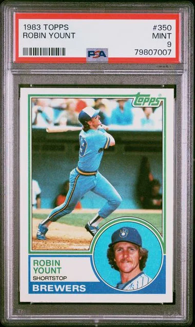 1983 Topps Robin Yount #350 card image