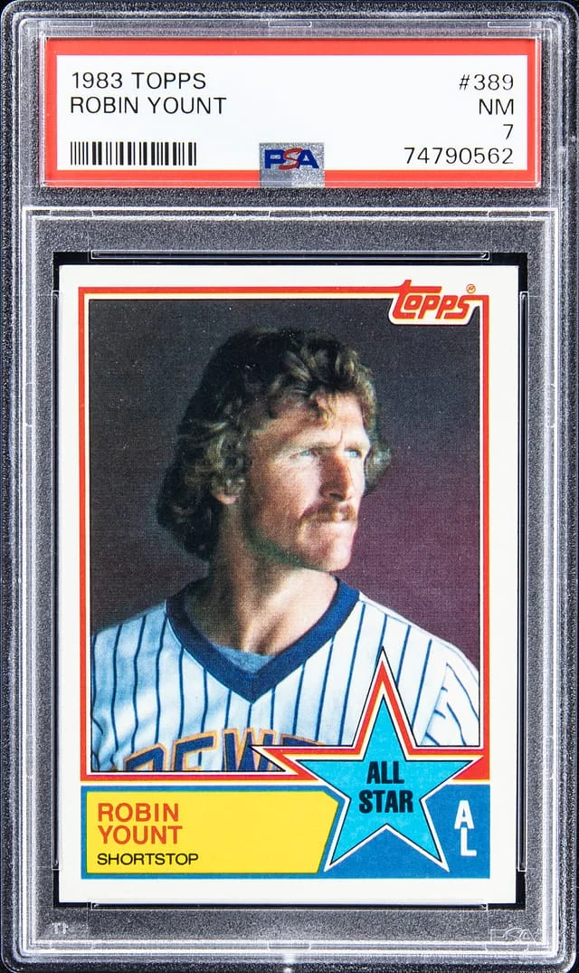 1983 Topps Robin Yount #389 card image