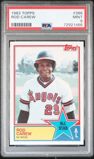 1983 Topps Rod Carew #386 card image