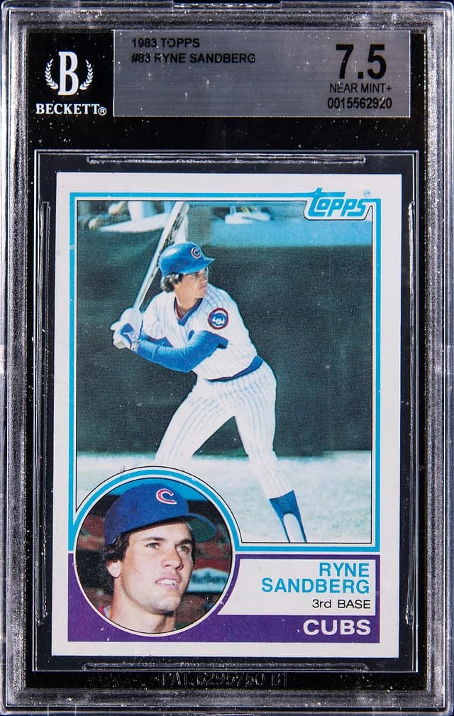 1983 Topps Ryne Sandberg #83 card image