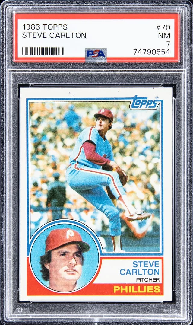 1983 Topps Steve Carlton #70 card image