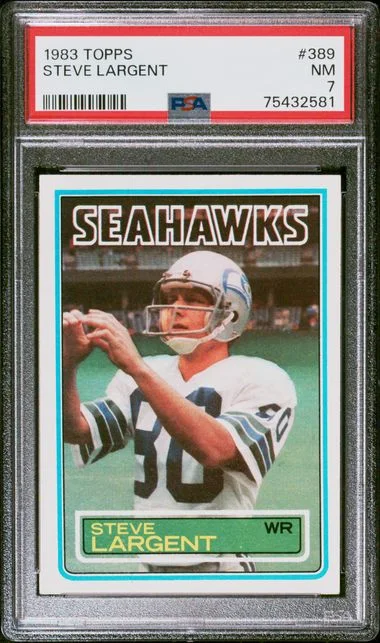 1983 Topps Steve Largent #389 card image