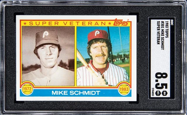 1983 Topps Super Mike Schimdt Veteran #301 card image