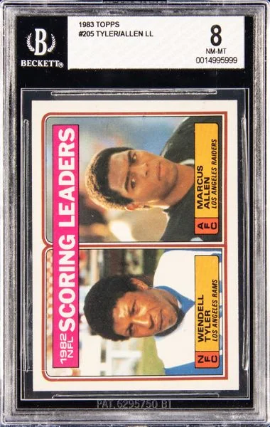 1983 Topps Tyler/Allen Ll #205 card image