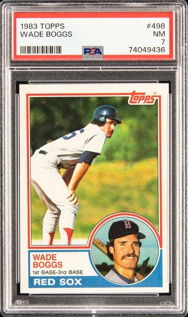 1983 Topps Wade Boggs #498 card image