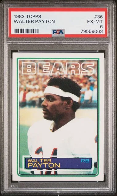 1983 Topps Walter Payton #36 card image