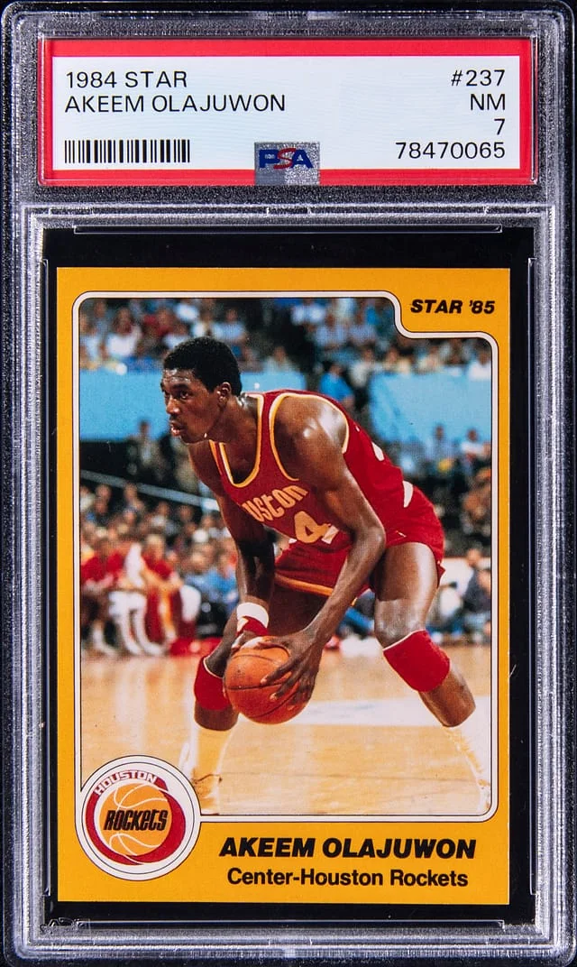 1984-85 Star Akeem Olajuwan #237 card image