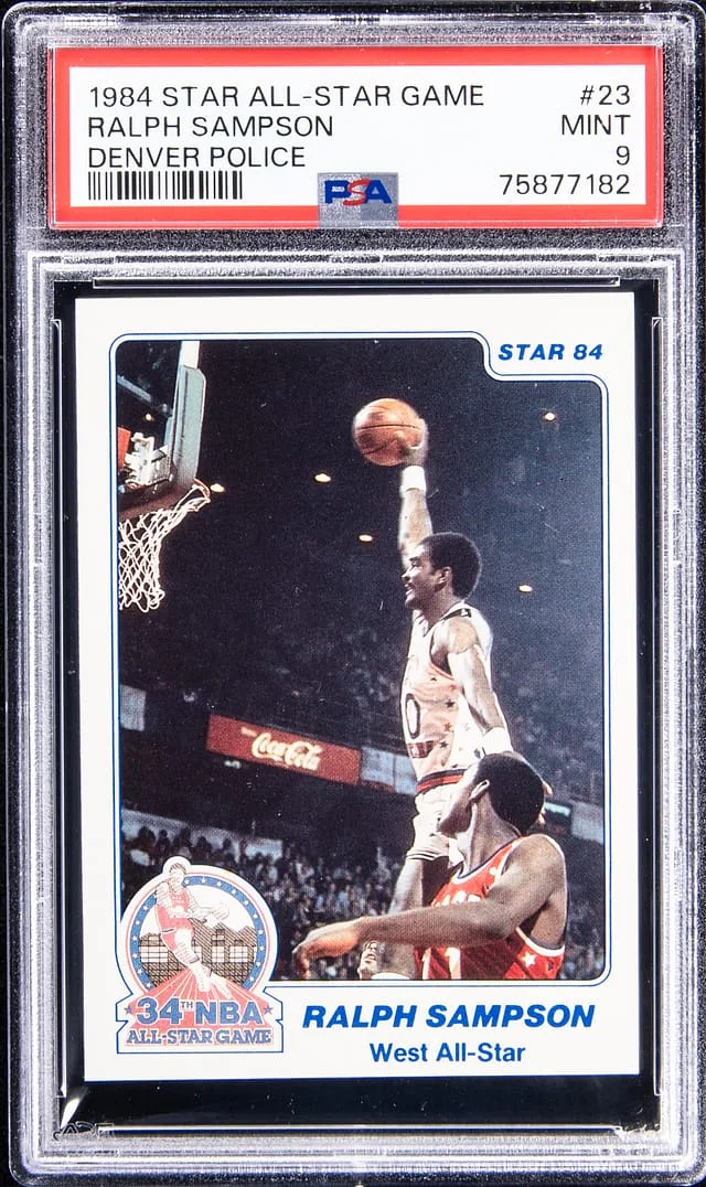 1984-85 Star All-Star Game Denver Police Ralph Sampson #23 card image