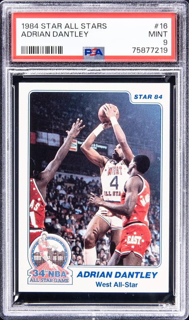1984-85 Star All Stars Adrian Dantley #16 card image