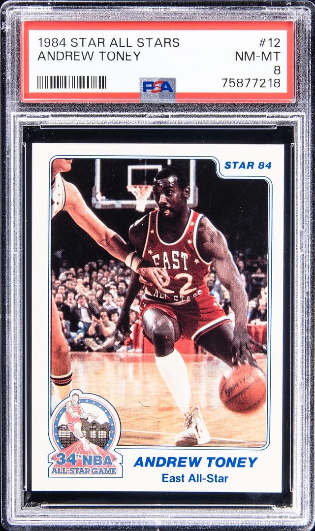 1984-85 Star All Stars Andrew Toney #12 card image