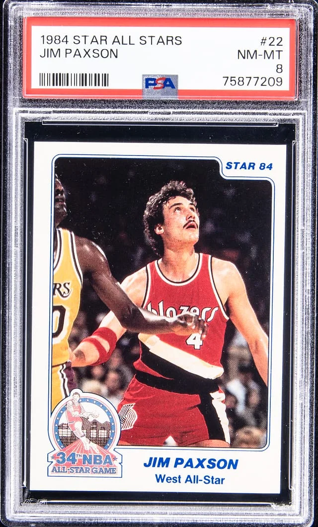 1984-85 Star All Stars Jim Paxson #22 card image
