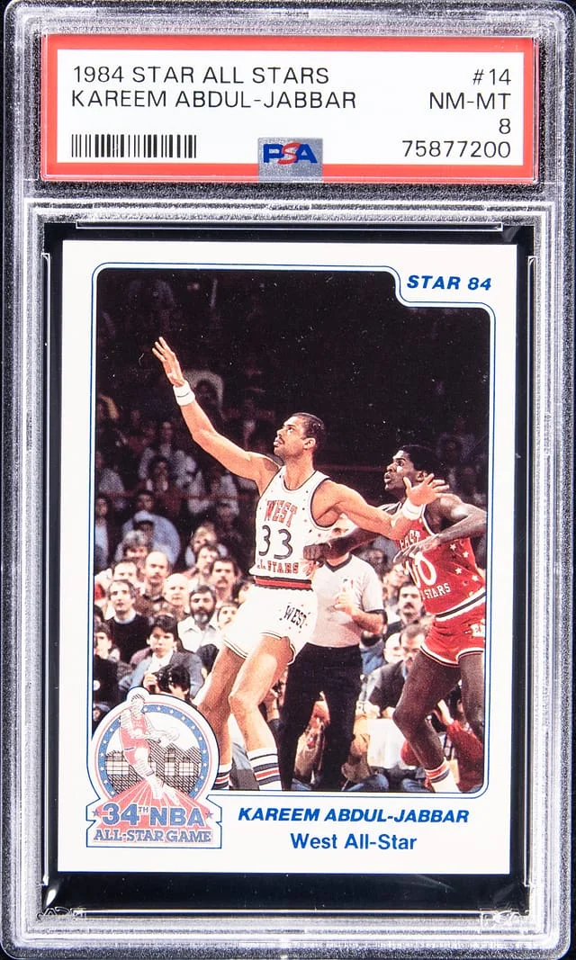 1984-85 Star All Stars Kareem Abdul-Jabbar #14 card image