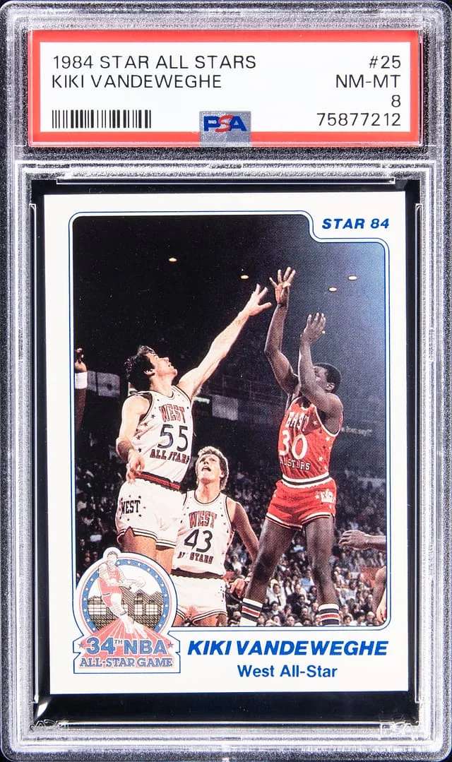 1984-85 Star All Stars Kiki Vandeweghe #25 card image