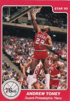 1984-85 Star Andrew Toney #210 card image
