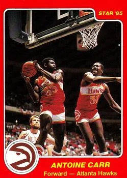 1984-85 Star Antoine Carr #78 card image