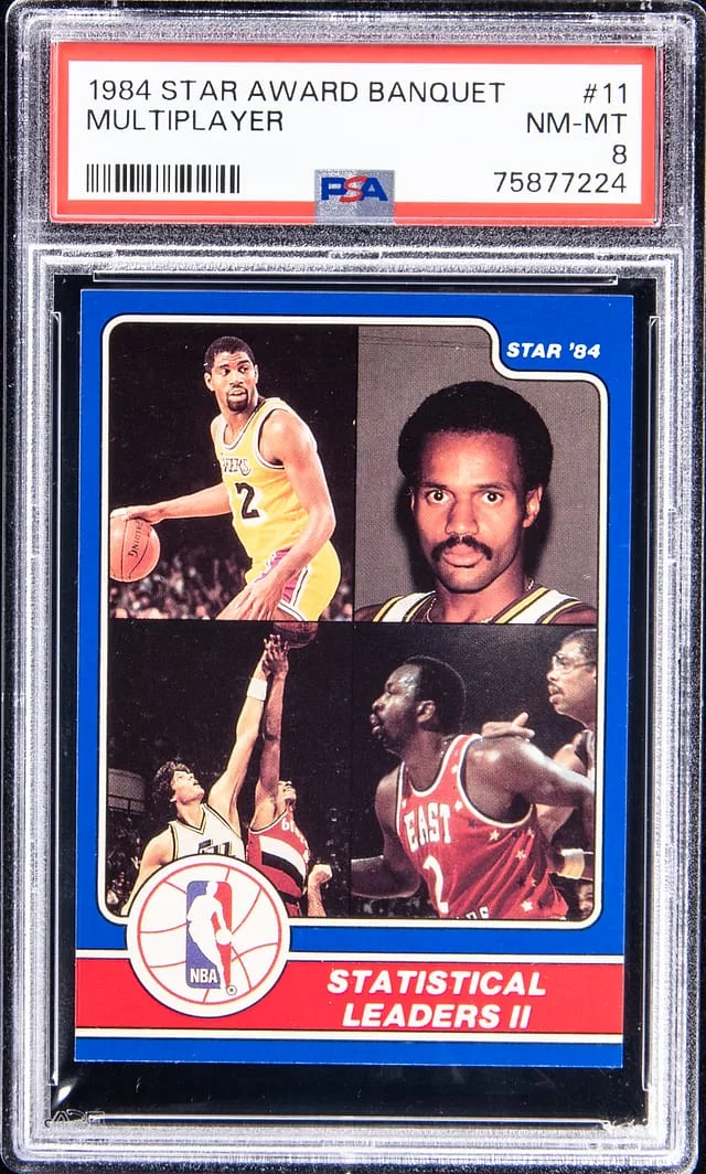 1984-85 Star Award Banquet Johnson/Eaton/Green/Malone #11 card image