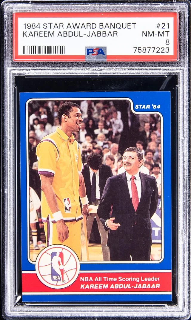 1984-85 Star Award Banquet Kareem Abdul - Jabbar #21 card image
