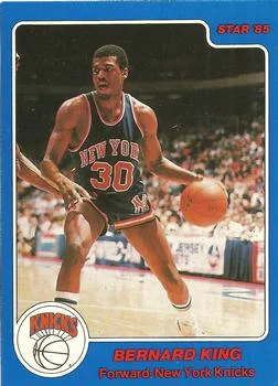 1984-85 Star Bernard King #25 card image