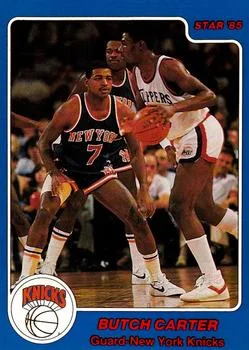 1984-85 Star Butch Carter #28 card image