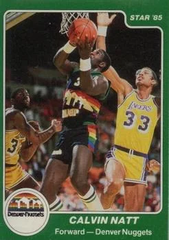 1984-85 Star Calvin Natt #145 card image