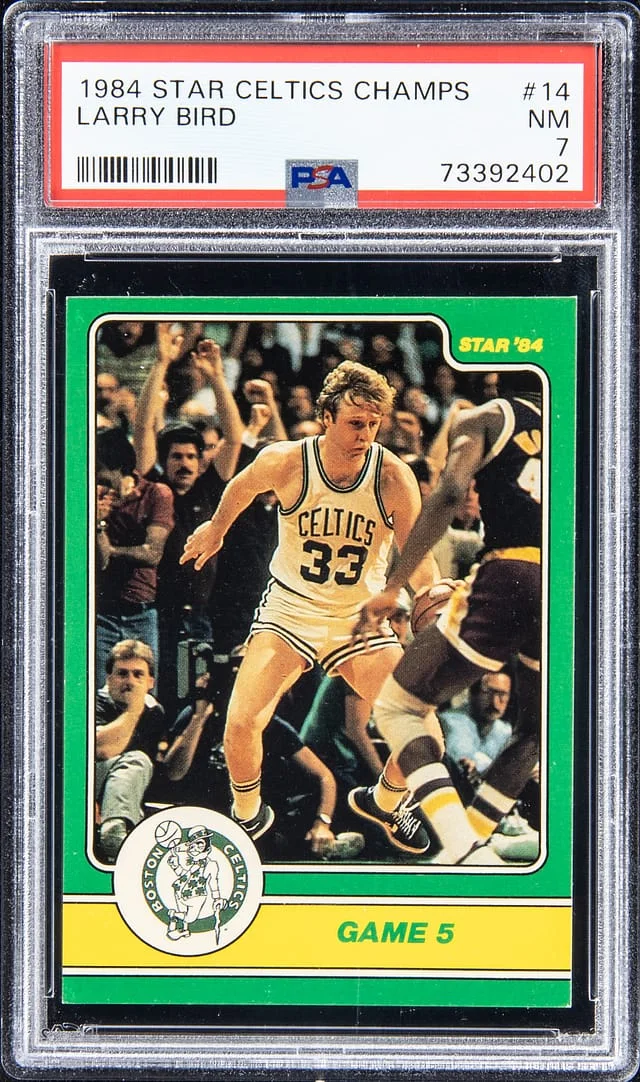 1984-85 Star Celtics Champs Larry Bird #14 card image