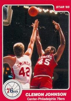 1984-85 Star Clemon Johnson #205 card image