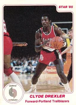 1984-85 Star Clyde Drexler #165 card image