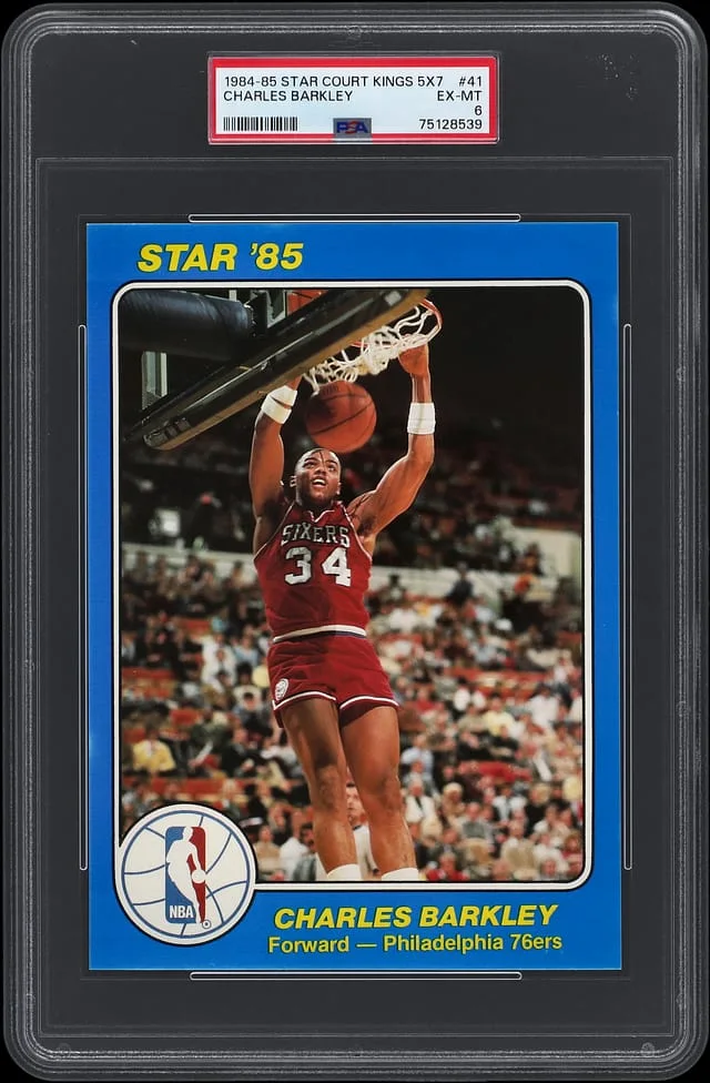 1984-85 Star Court Kings 5x7 Charles Barkley #41 card image