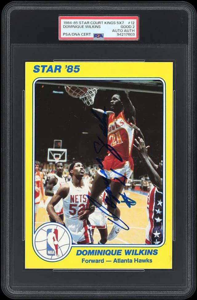 1984-85 Star Court Kings 5x7 Dominique Wilkins #12 card image