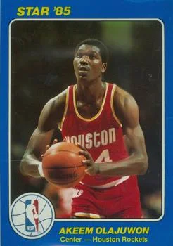 1984-85 Star Court Kings Akeem Olajuwon #47 card image