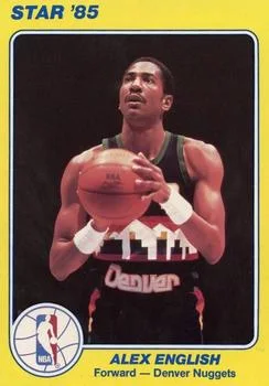 1984-85 Star Court Kings Alex English #22 card image