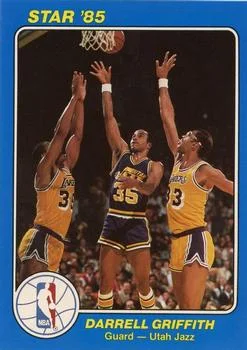 1984-85 Star Court Kings Darrell Griffith #45 card image