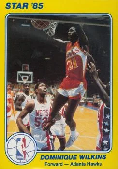 1984-85 Star Court Kings Dominique Wilkins #12 card image