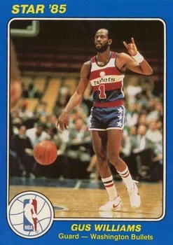 1984-85 Star Court Kings Gus Williams #40 card image