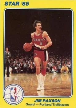 1984-85 Star Court Kings Jim Paxson #13 card image