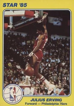 1984-85 Star Court Kings Julius Erving #4 card image