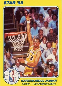 1984-85 Star Court Kings Kareem Abdul-Jabbar #1 card image