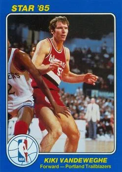 1984-85 Star Court Kings Kiki Vandeweghe #46 card image