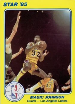 1984-85 Star Court Kings Magic Johnson #15 card image