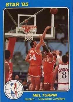 1984-85 Star Court Kings Mel Turpin #50 card image