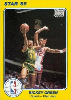 1984-85 Star Court Kings Rickey Green #11 card image
