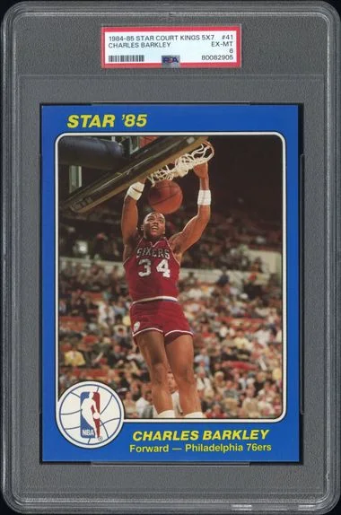 1984-85 Star Court Kings Supers 5X7 Charles Barkley #41 card image