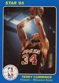 1984-85 Star Court Kings Terry Cummings #37 card image