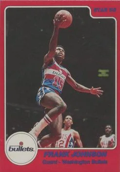 1984-85 Star Frank Johnson #189 card image